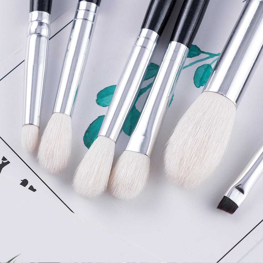 Travel Makeup Brushes Set 6 Pcs