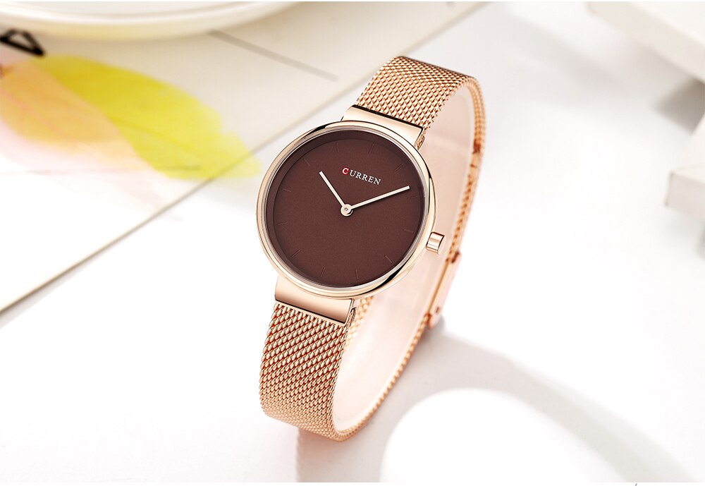 CURREN Wrist Watch Women Watches Luxury Brand Steel Ladies Blue Quartz Women Watches Sport Relogio Feminino Montre Femme 9016