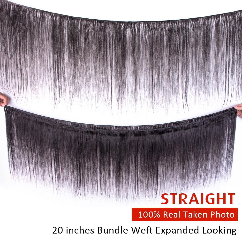Straight Hair Bundles with Closure