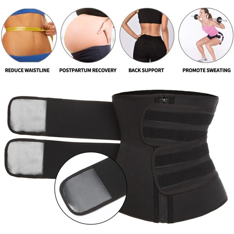 Women's Melange Color Sauna Waist Trimmer