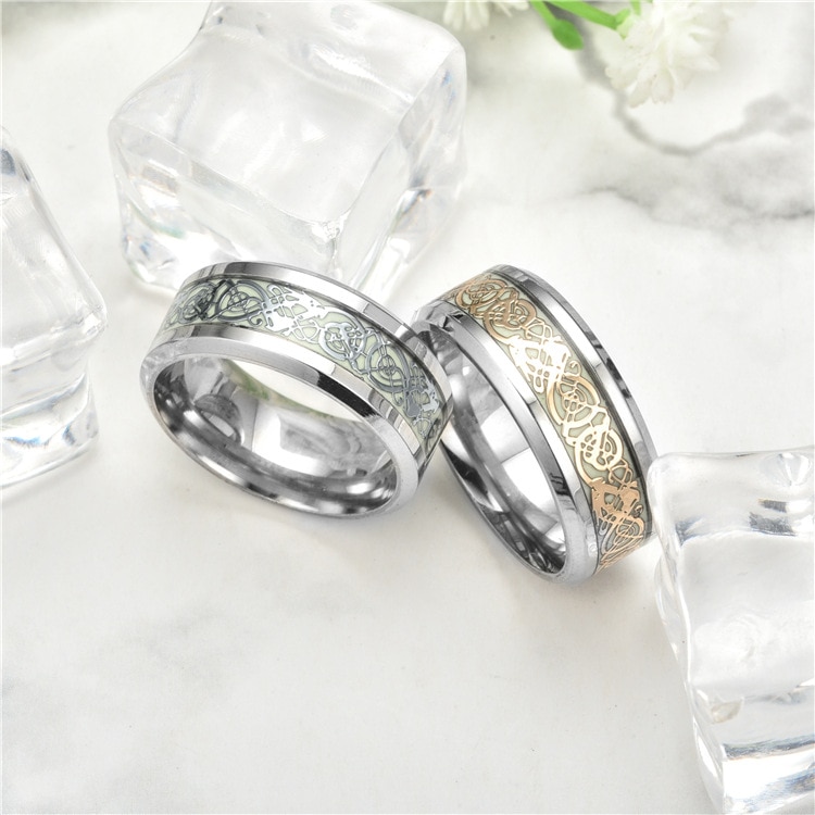 Luminous Plated Men's Ring