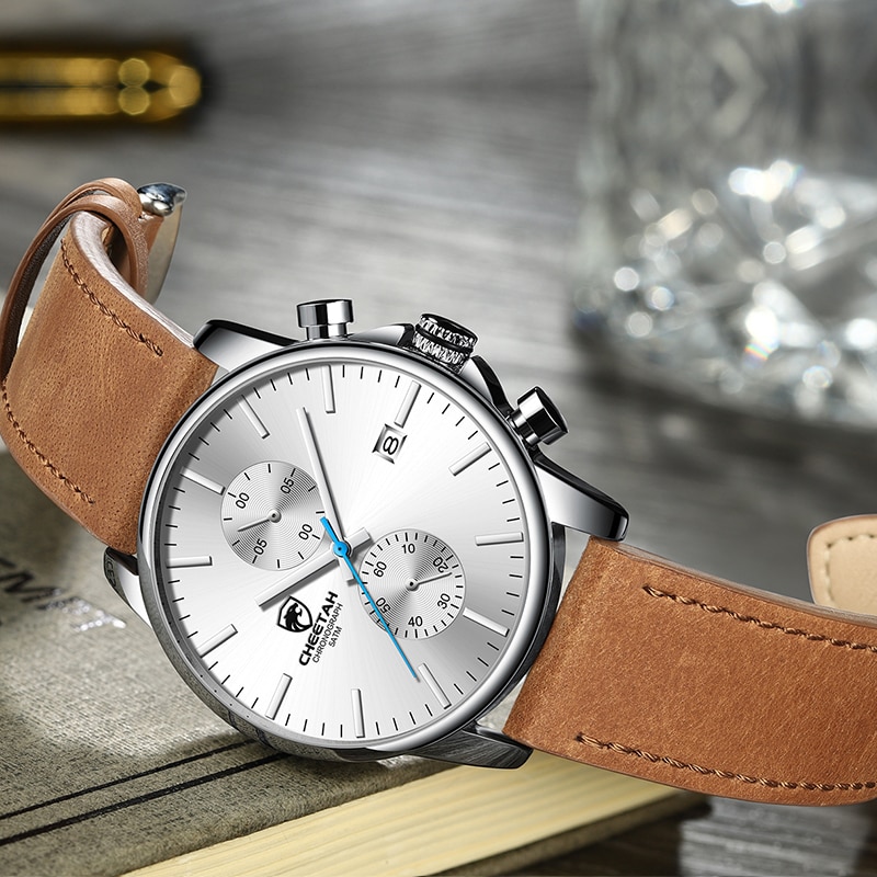 Men’s Watch Top Luxury Brand Sport Quartz Watch Chronograph Waterproof