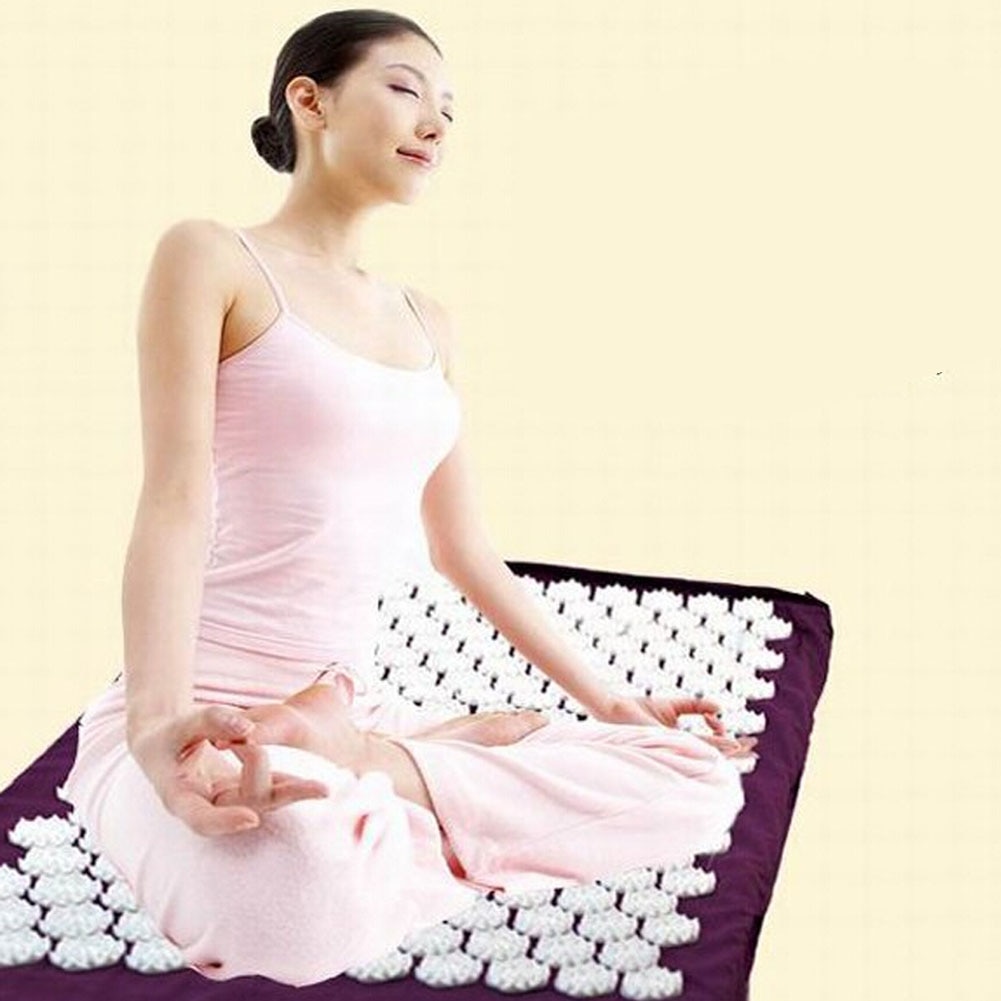 Massager Cushion Massage Yoga Mat Acupressure Relieve Stress Back Body Pain Spike Mat Acupuncture Massage Yoga Mat Massager Cushion Massage Yoga Mat Acupressure Relieve Stress Back Body Pain Spike Mat Acupuncture Massage Yoga Mat