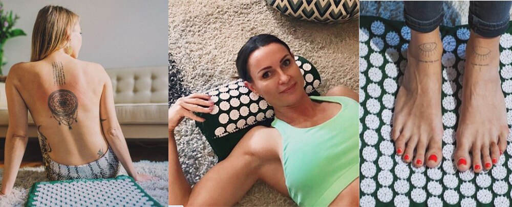 Massager Cushion Massage Yoga Mat Acupressure Relieve Stress Back Body Pain Spike Mat Acupuncture Massage Yoga Mat Massager Cushion Massage Yoga Mat Acupressure Relieve Stress Back Body Pain Spike Mat Acupuncture Massage Yoga Mat