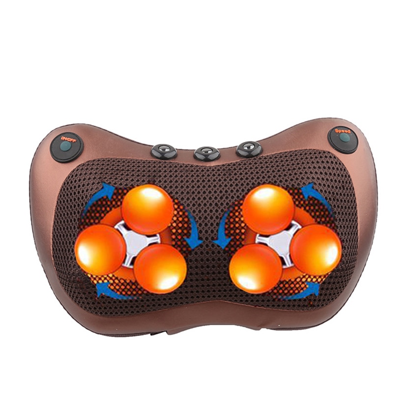Relaxation Massage Pillow Vibrator Electric Shoulder Back Heating Kneading Infrared therapy pillow shiatsu Neck Massager Relaxation Massage Pillow Vibrator Electric Shoulder Back Heating Kneading Infrared therapy pillow shiatsu Neck Massager