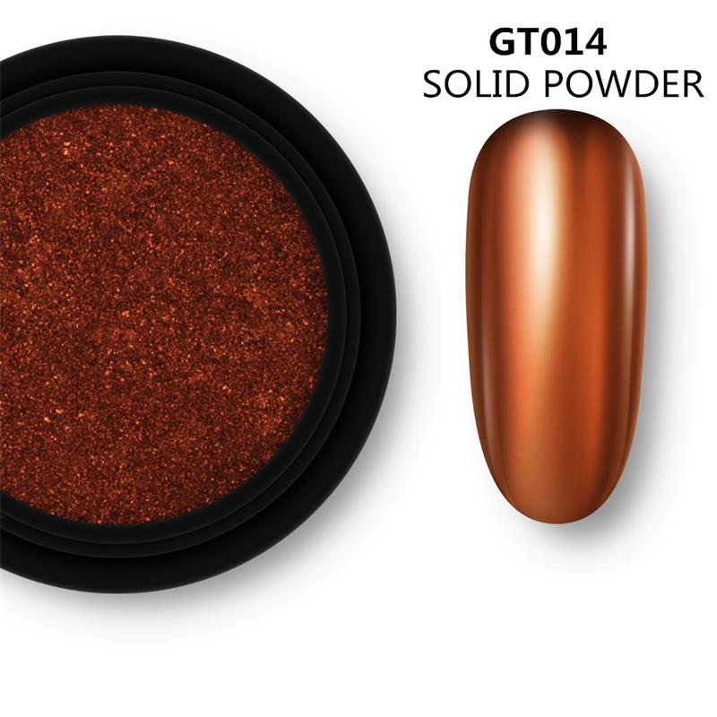 1 Box Solid Mirror Nail Powder Glitter Dust Metallic Metal Effect Nails Art UV Gel Polish Chrome Pigment Nail Art Decorations