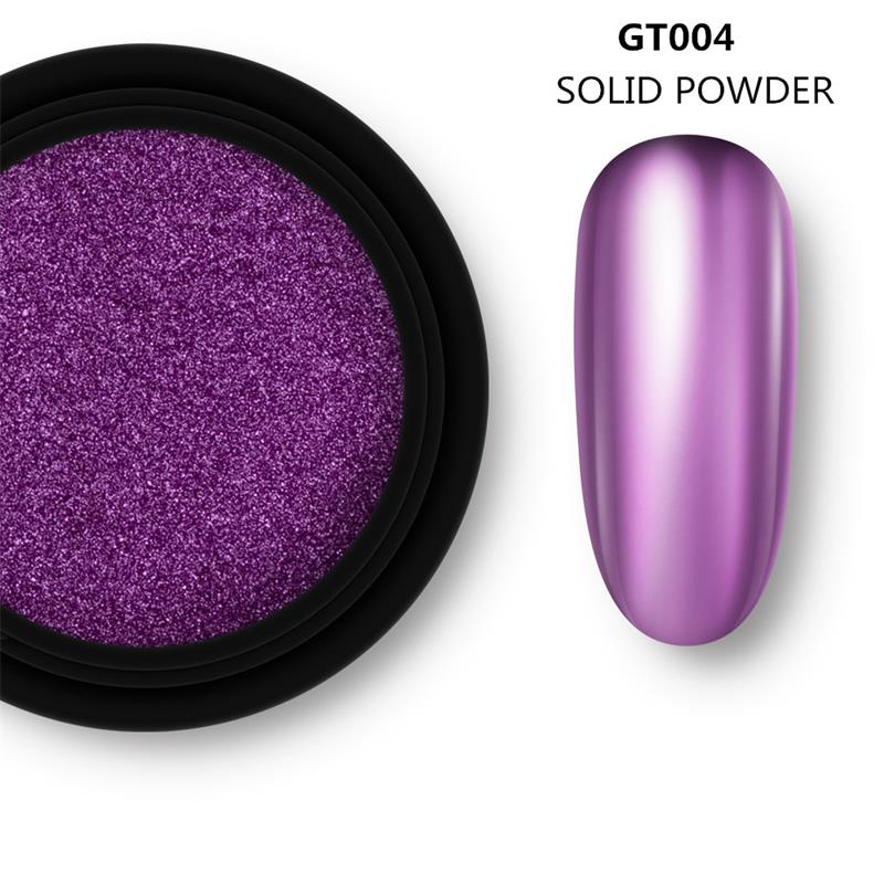 1 Box Solid Mirror Nail Powder Glitter Dust Metallic Metal Effect Nails Art UV Gel Polish Chrome Pigment Nail Art Decorations