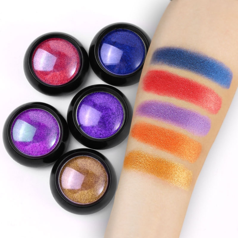 1 Box Solid Mirror Nail Powder Glitter Dust Metallic Metal Effect Nails Art UV Gel Polish Chrome Pigment Nail Art Decorations