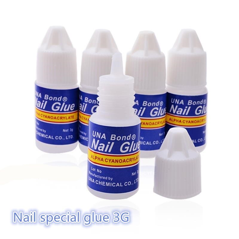 3g Nail Glue For Decorating Use for UV Acrylic Rhinestones Stickers False Tips Nails Decoration does not hurt