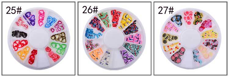 DIY Nail Art Wheel Tips Crystal Glitter Rhinestone 3D Nail Art Decoration white AB Color Acrylic Diamond Drill