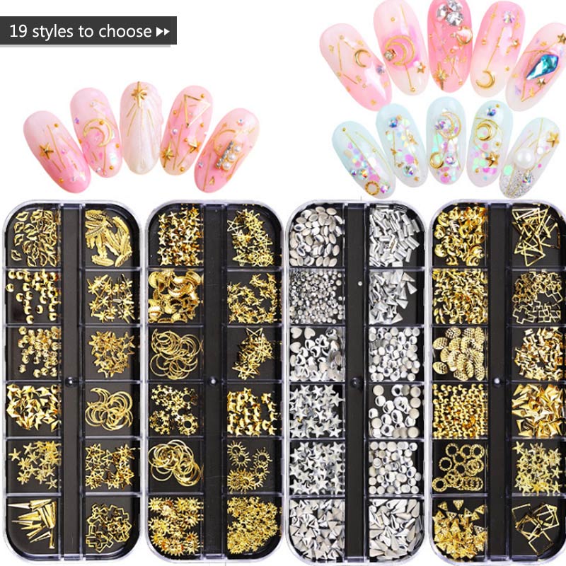 1 Box Nail Art Decorations Nail Rhinestones Mixed Colors AB Crystal Strass 3D Charm Gems DIY Rivet Nails Manicure Accessories 1 Box Nail Art Decorations Nail Rhinestones Mixed Colors AB Crystal Strass 3D Charm Gems DIY Rivet Nails Manicure Accessories