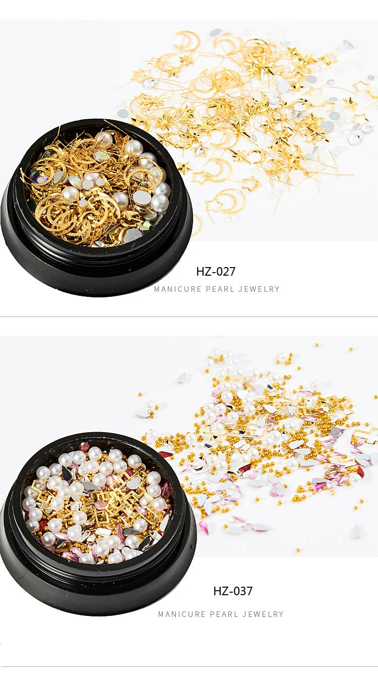 DIY Crystal Glitter Rhinestone Stone 3D Nail Art Decoration Gems Charms Nails Jewelry Accessories