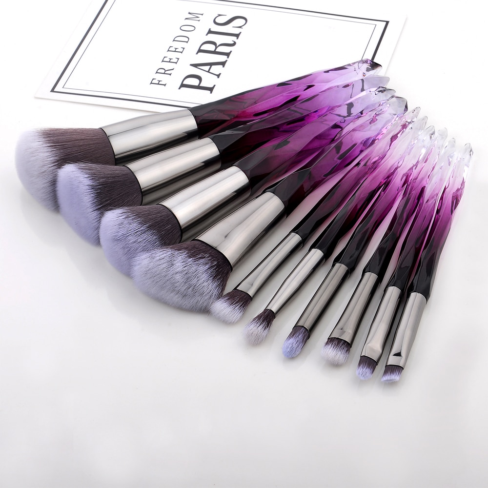 Diamond Makeup Brushes Set