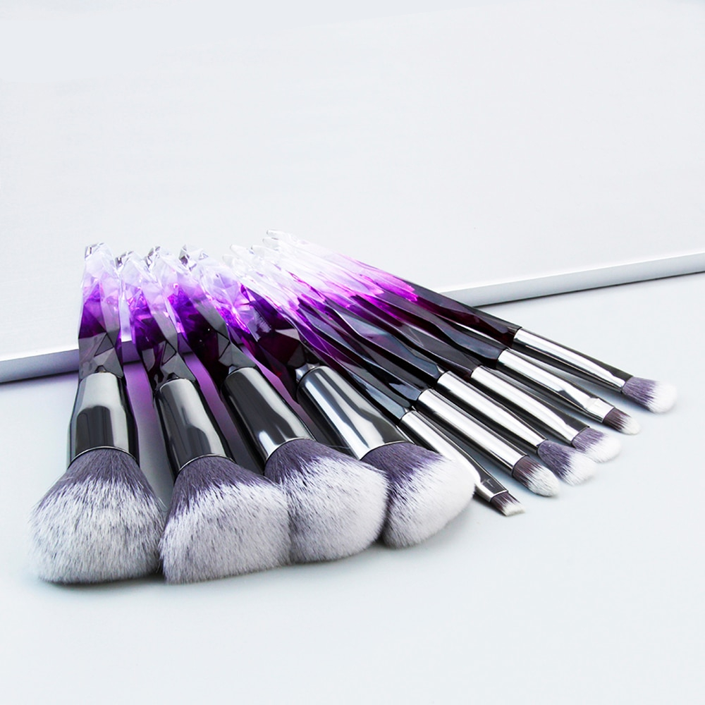 Diamond Makeup Brushes Set