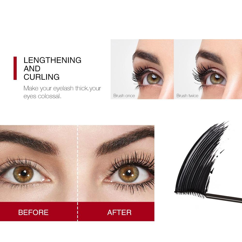 Silk Fiber Eyelash Mascara Waterproof Long Lasting Extension