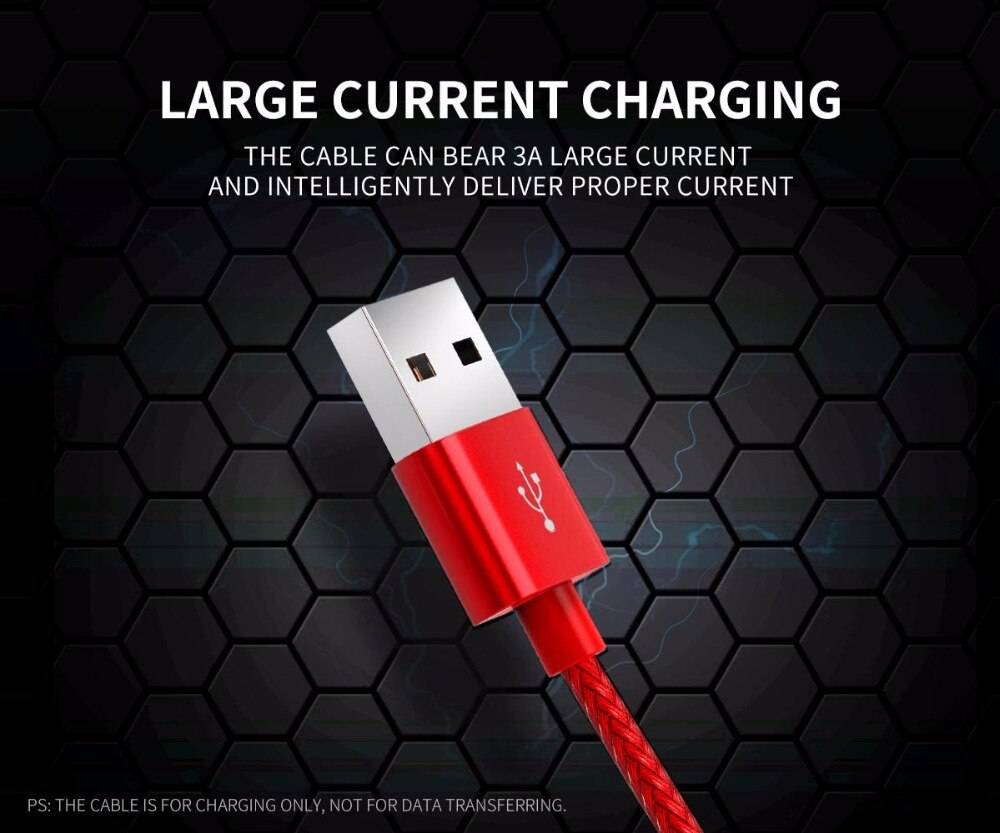 3 in 1 USB Cable for iPhone and Smartphones