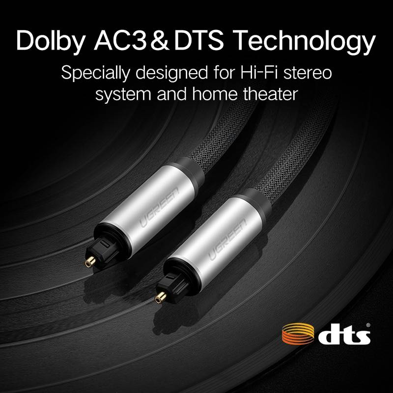 Digital Optical Fiber Audio Cable for TV Blue Ray