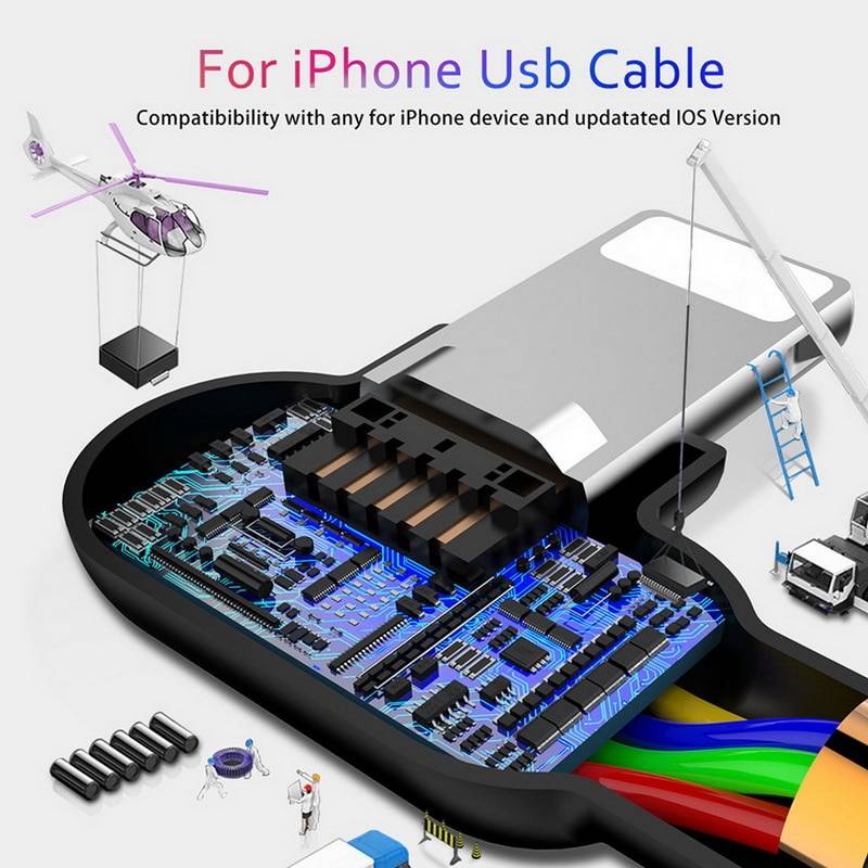 Fast Charging iPhone USB Cable
