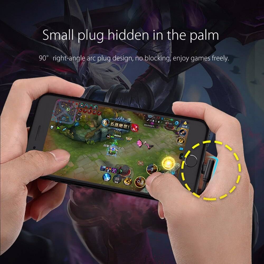 Gamer Friendly USB Lightning/Type-C/Micro Cable