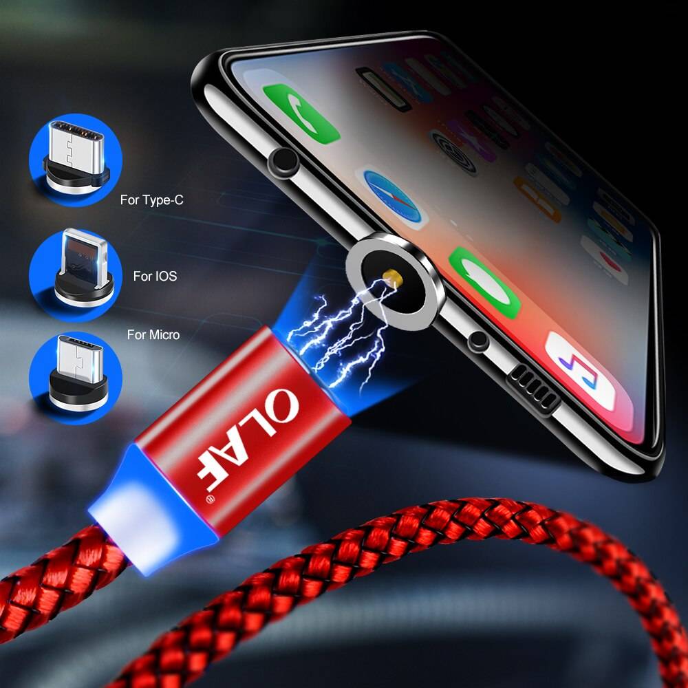 Magnetic Micro USB / Type C Braided Charging Cable Magnetic Micro USB / Type C Braided Charging Cable