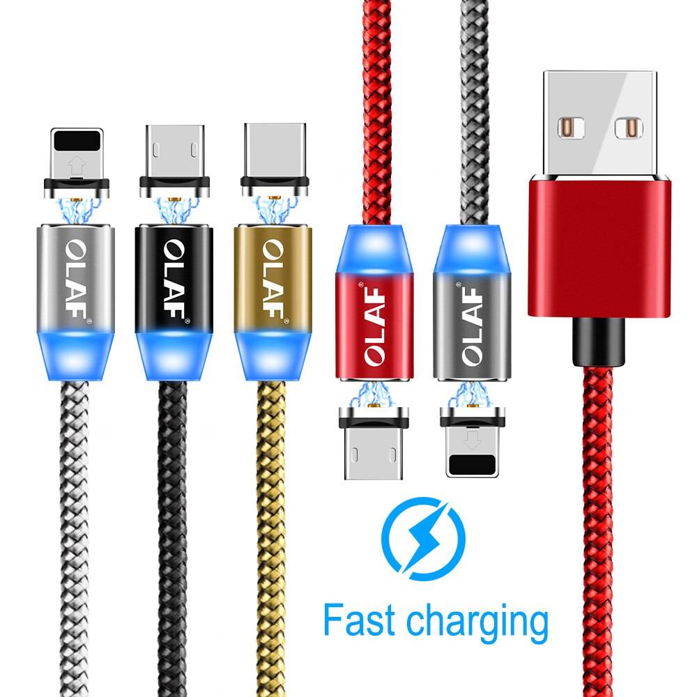 Magnetic Micro USB / Type C Braided Charging Cable Magnetic Micro USB / Type C Braided Charging Cable