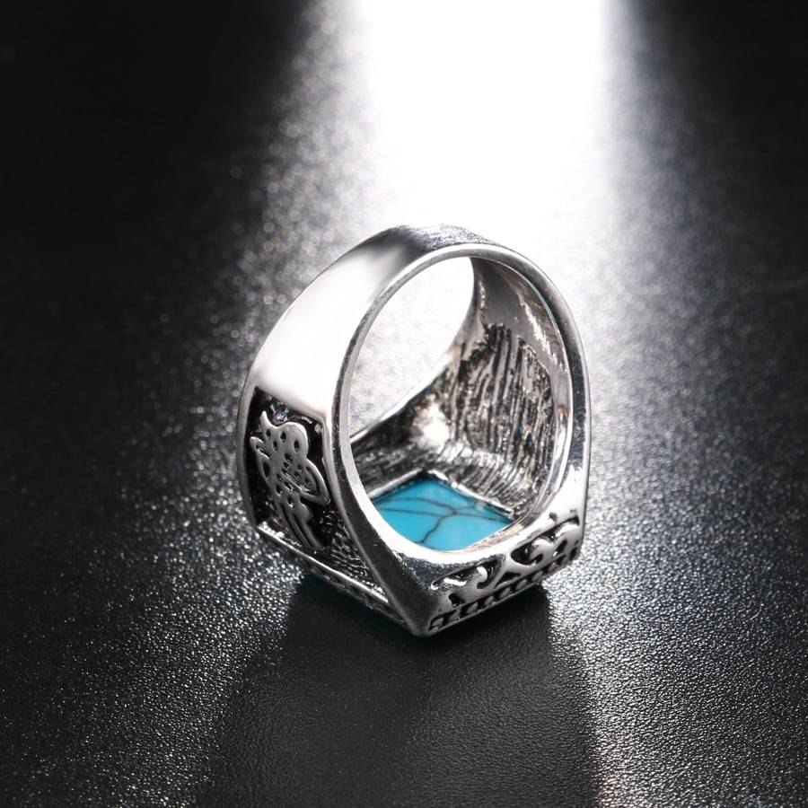 Men’s Resin Silver Ring Men's Resin Silver Ring