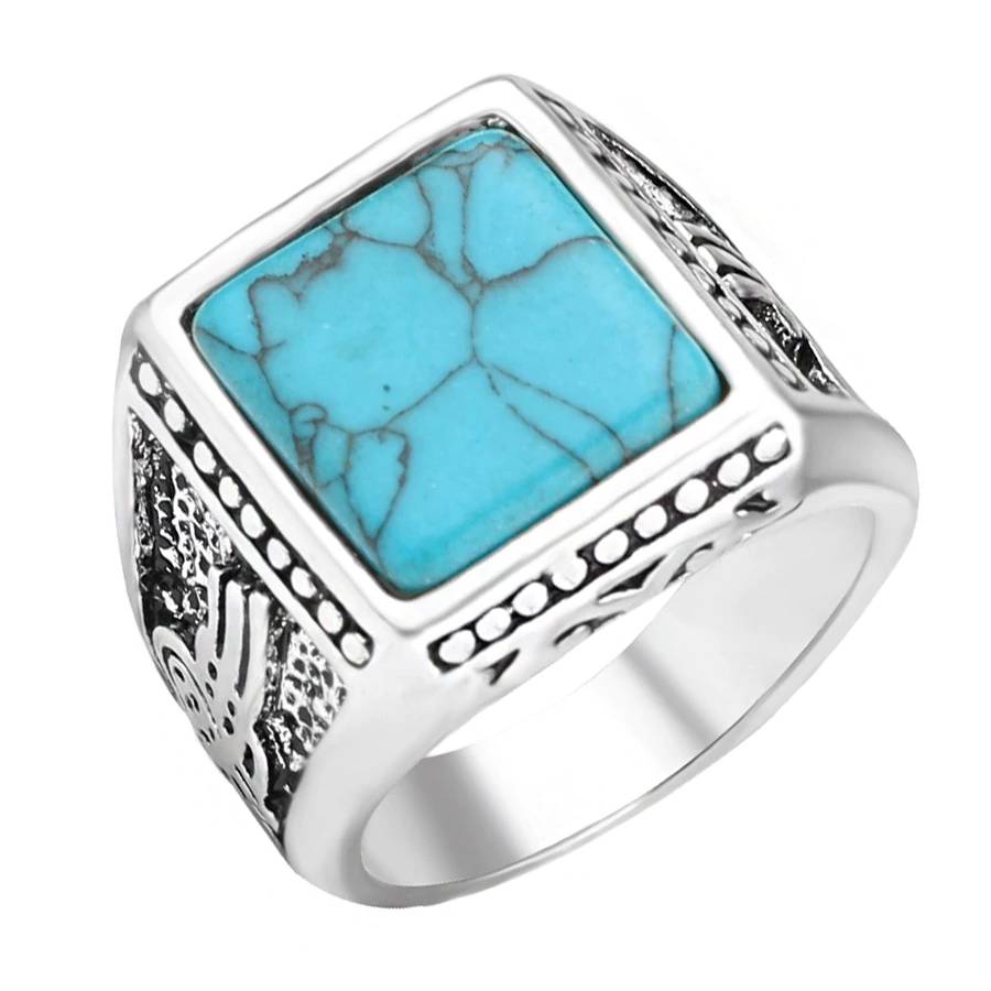Men’s Resin Silver Ring Men's Resin Silver Ring