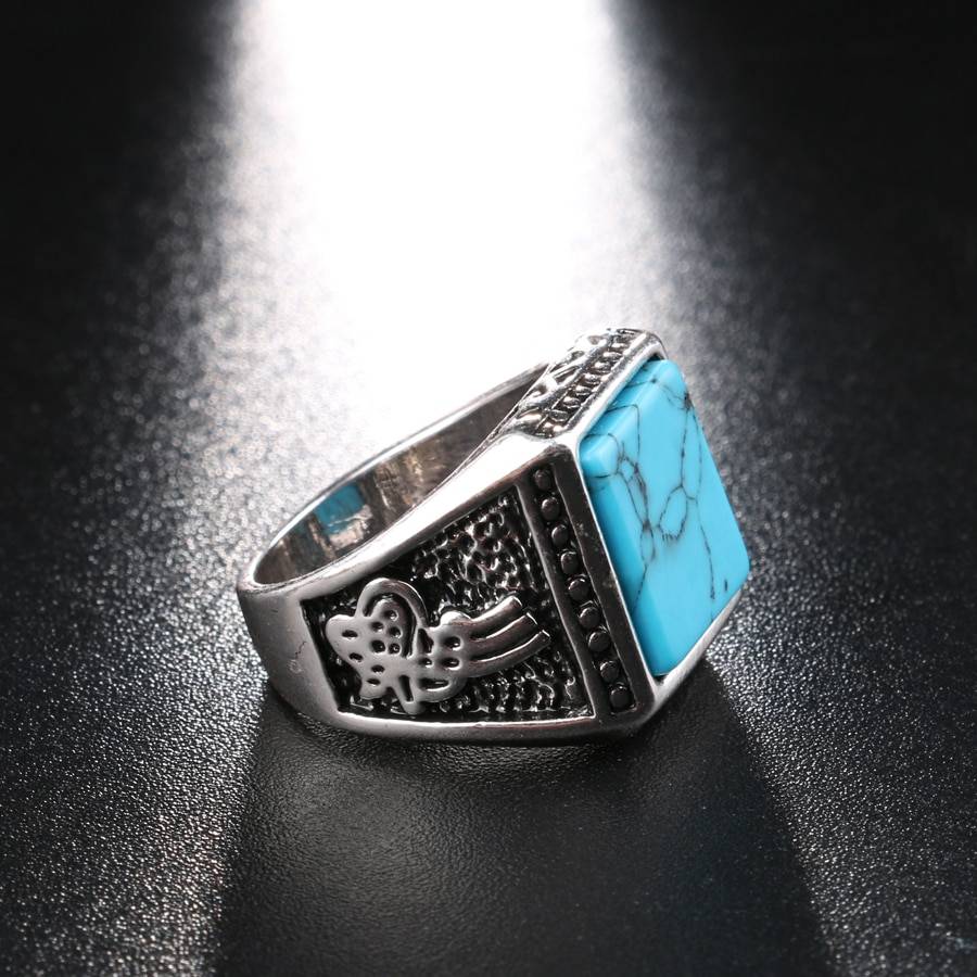 Men’s Resin Silver Ring Men's Resin Silver Ring